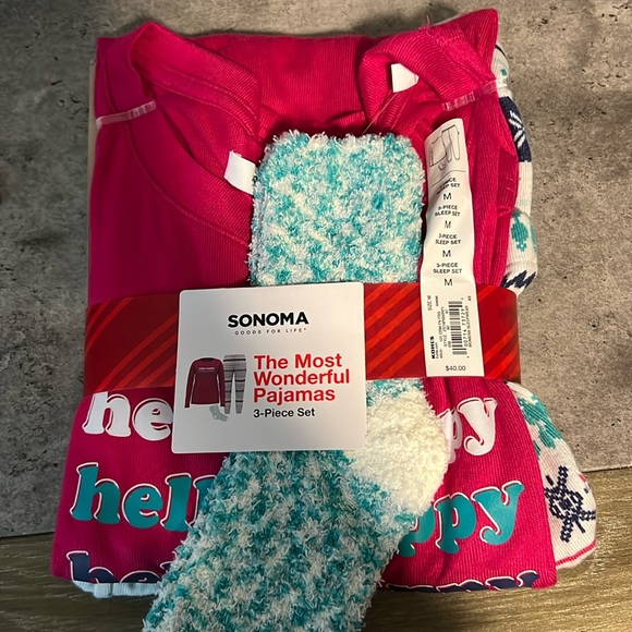 Sonoma Pajama Set - size M NWT - Picture 1 of 5